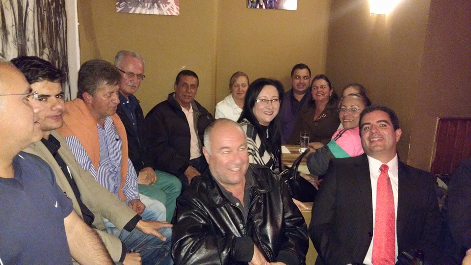 LA ALCALDESA GLORIA ORT�Z SALUDA A LA COLONIA DE BOGOT�