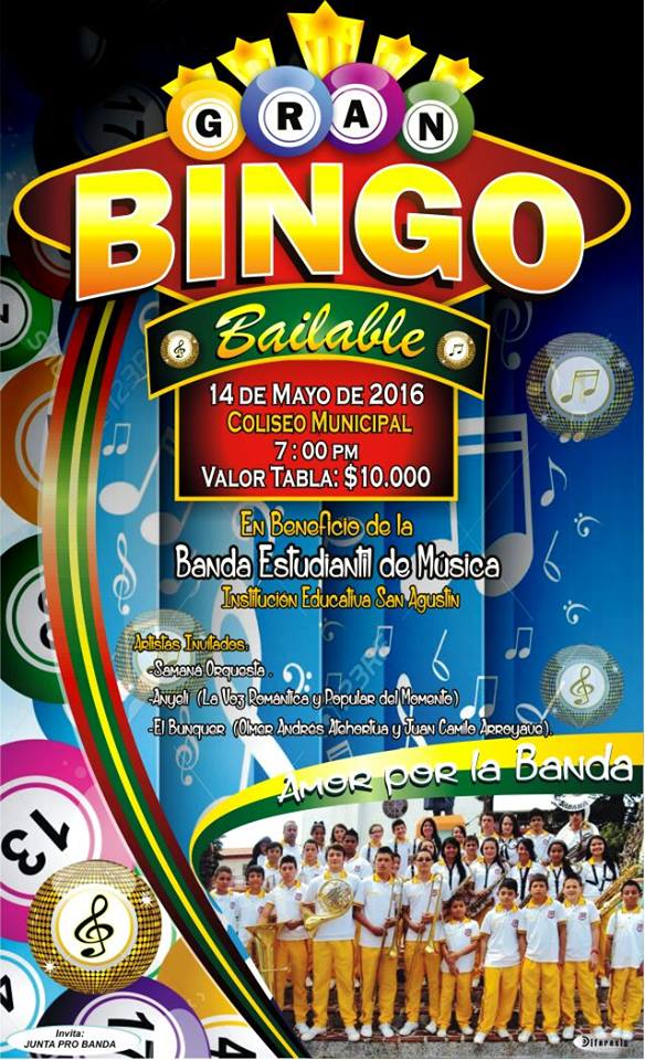 BINGO PRO BANDA JUVENIL ESTUDIANTIL