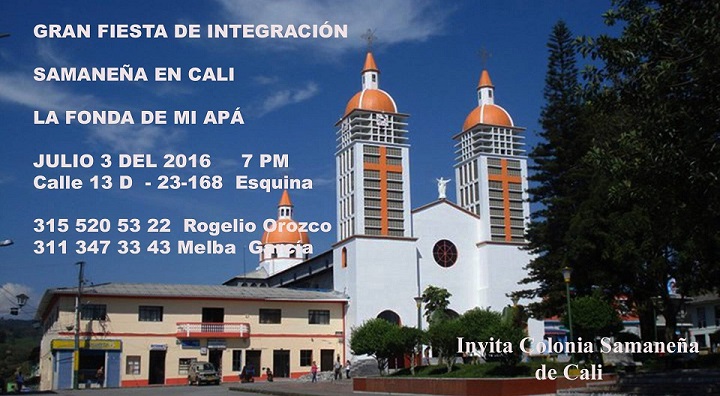 GRAN FIESTA DE INTEGRACION DE SAMANE�OS EN CALI