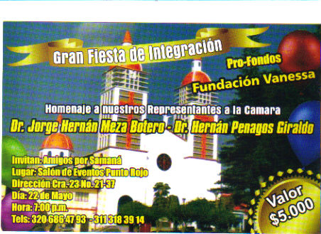 GRAN FIESTA INTEGRACI�N PRO FUNDACI�N VANNESA