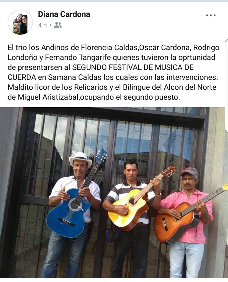 Evento: II CONCURSO REGIONAL DE M�SICA CAMPESINA