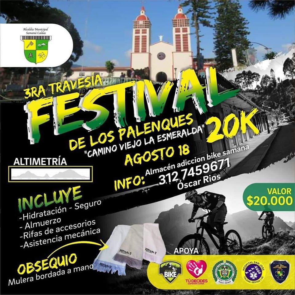 3RA TRAVESIA EN BICICLETA DEL FESTIVAL DE LOS PALENQUES 