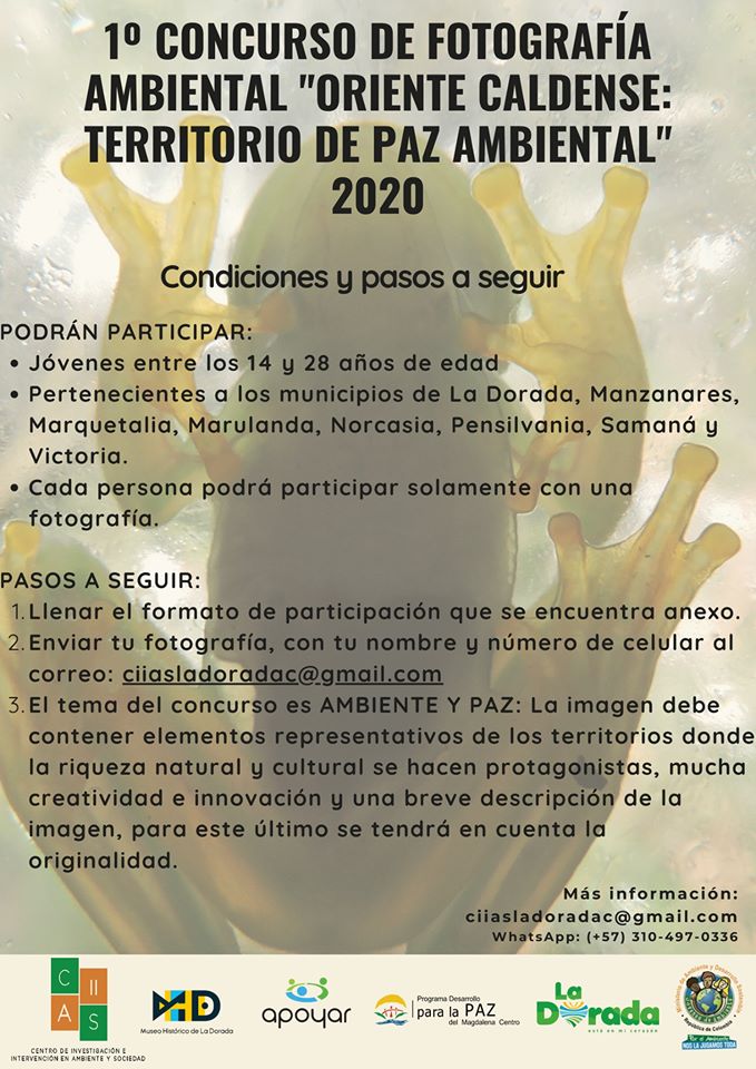 1� CONCURSO DE FOTOGRAF�A AMBIENTAL "ORIENTE CALDENSE: TERRITORIO DE PAZ AMBIENTAL!