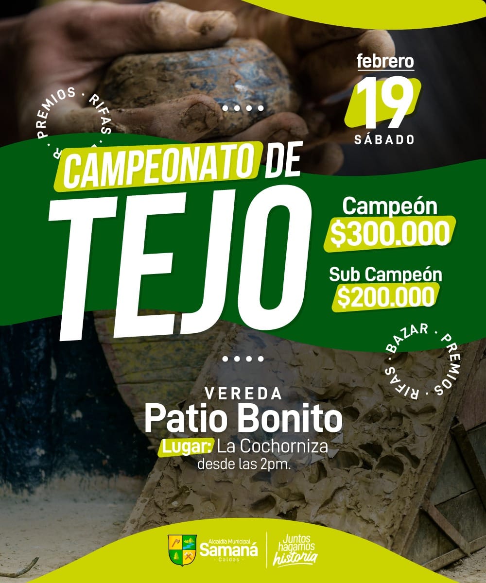 CAMPEONATO DE TEJO VEREDA PATIO BONITO. 