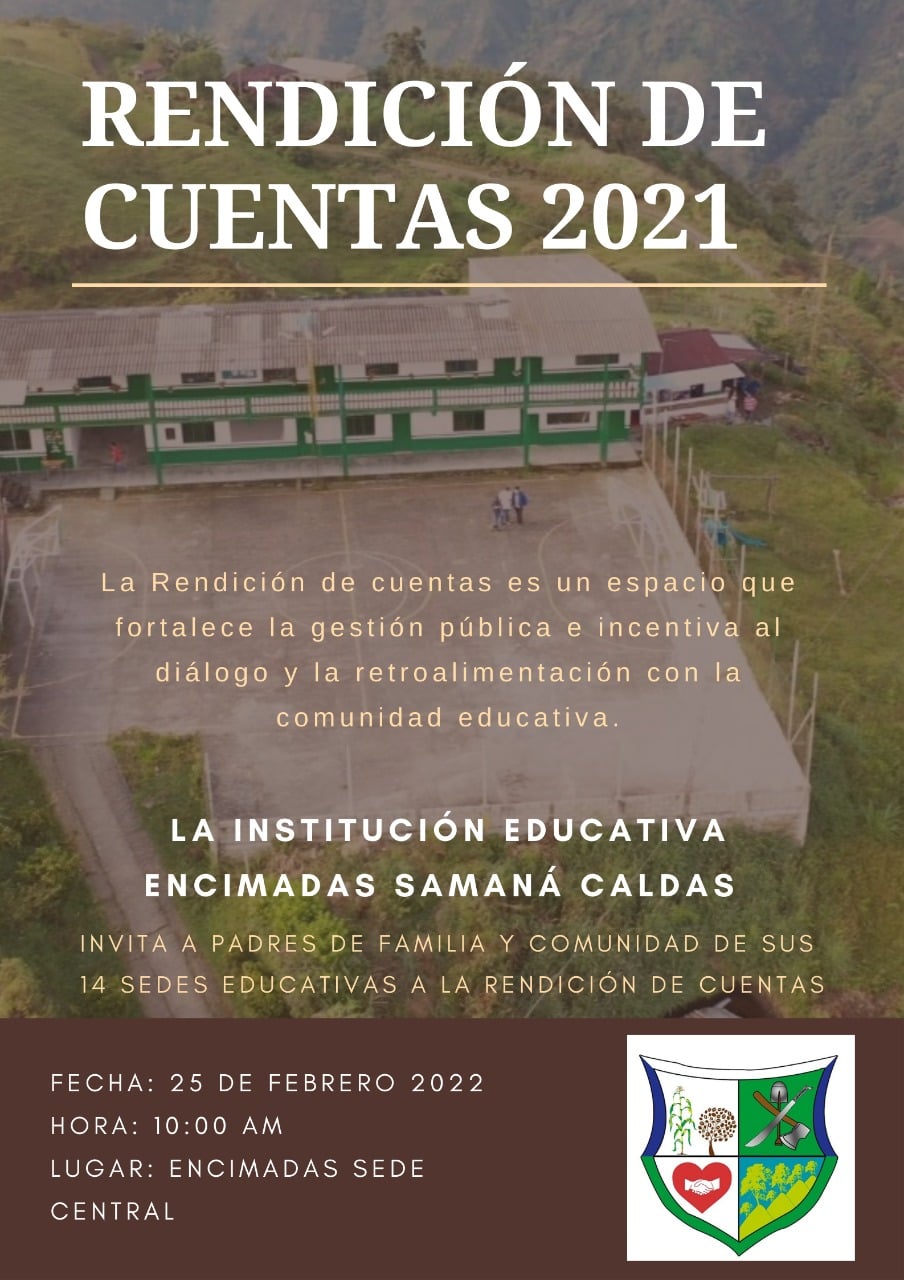 RENDICI�N DE CUENTAS IE ENCIMADAS
