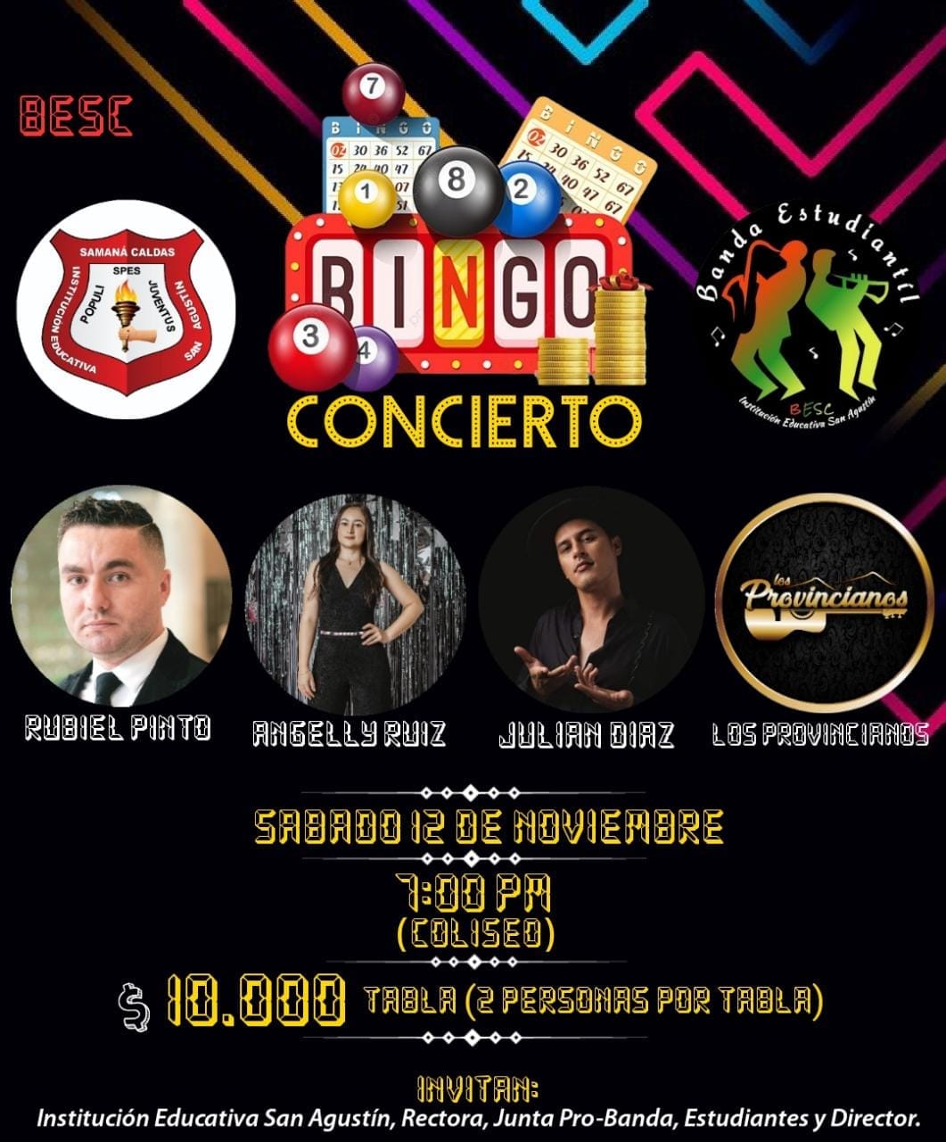 GRAN BINGO PRO BANDA ESTUDIANTIL