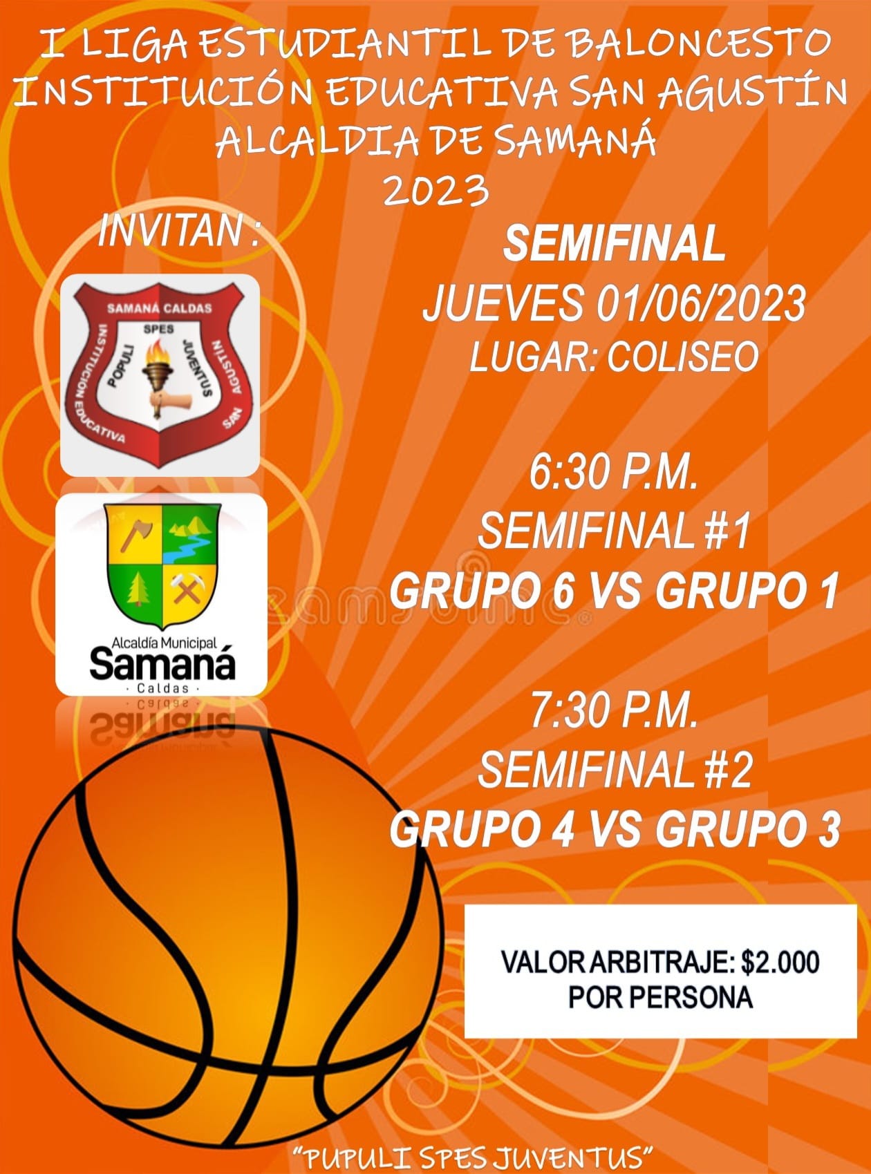  FASE FINAL DE NUESTRA I LIGA ESTUDIANTIL DE BALONCESTO