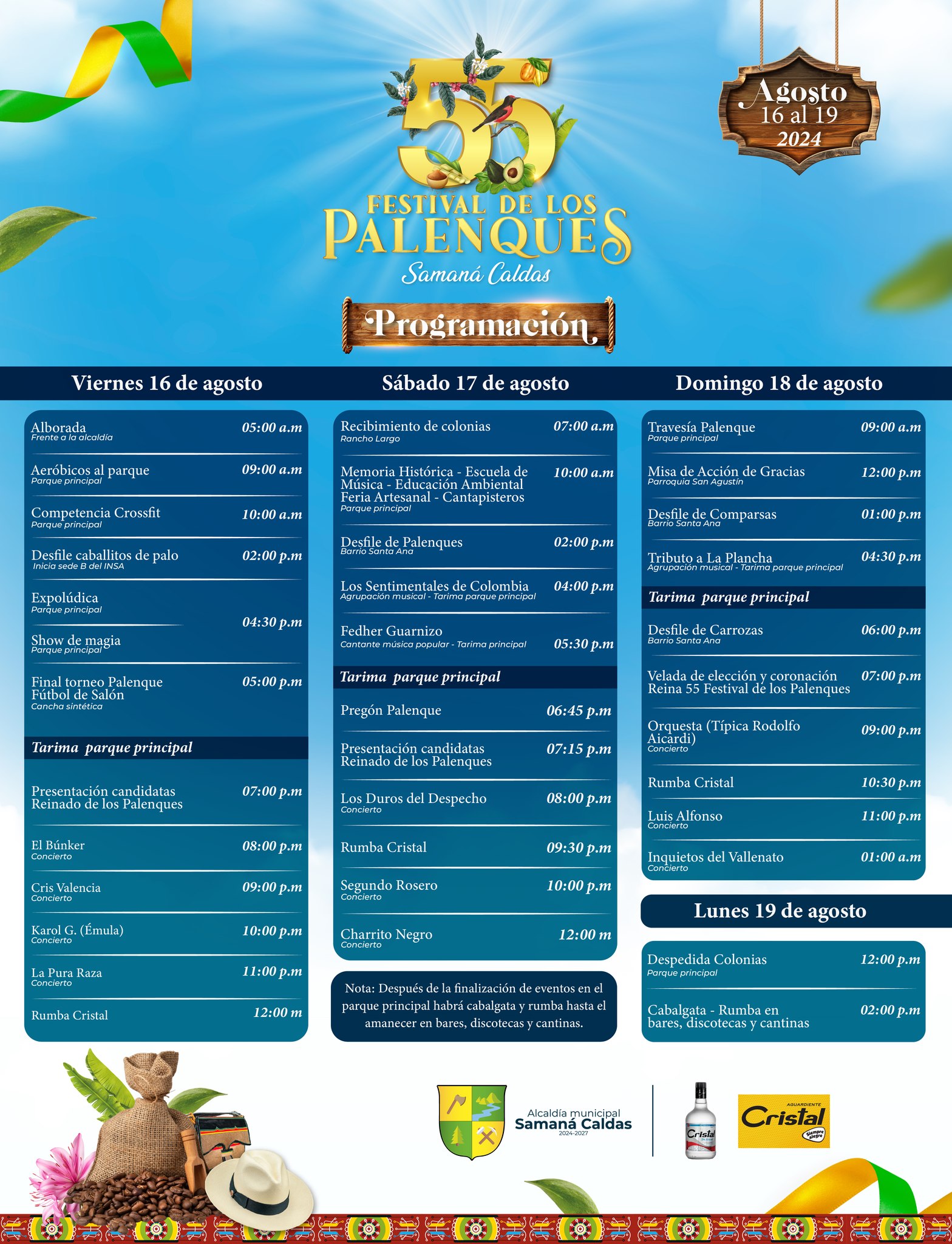 Evento: 55 FESTIVAL DE LOS PALENQUES