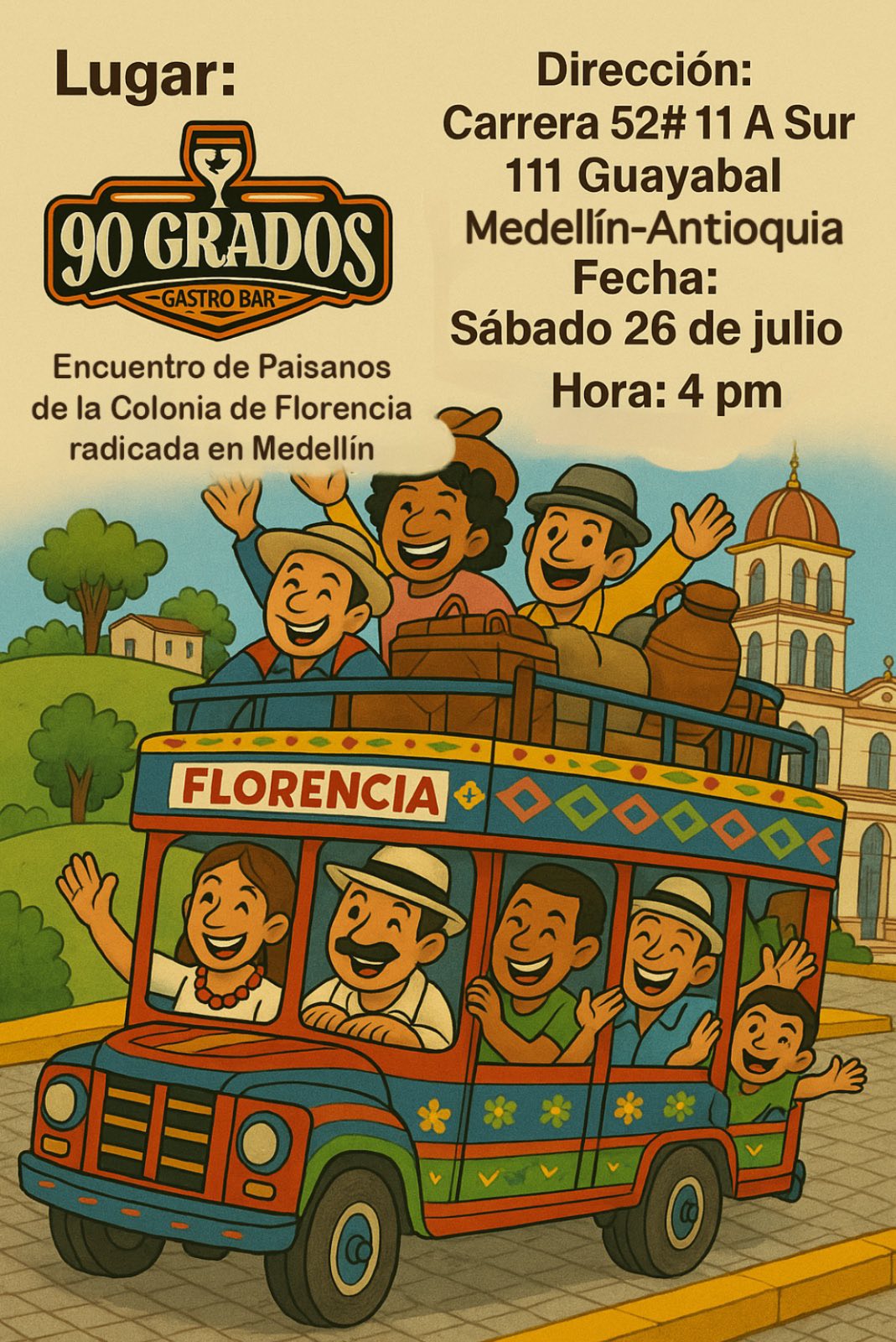 ENCUENTRO DE COLONIA FLORENTINA EN MEDELL�N