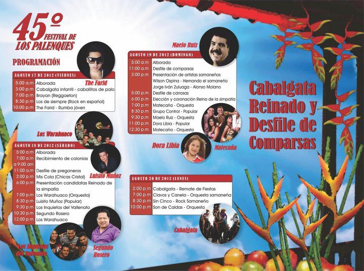 Evento: 45 FESTIVAL DE LOS PALENQUES