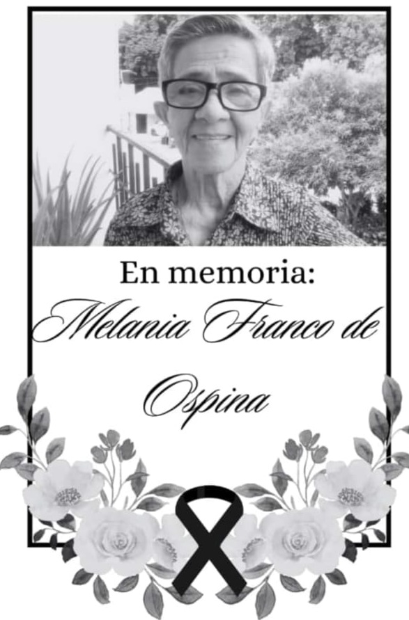 MELANIA FRANCO DE OSPINA